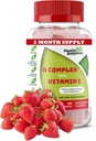 Strawberry Flavored Vimmies B complexa - B complex amb Vitamina C - ajuda amb el sistema nerviós i els nivells d'Energia - Assististes amb funció cogniva - Gran Testing i Fàcil de empassar