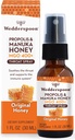 Wedderspoon Propolis i Manuka Honey Throat Spray, Original Honey, 1 Fl Oz (Pack of 1), Sore Throat Relief, Naturalne wsparcie immunologiczne