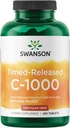 Swanson Timed-Release Vitamin C med Rose HIPS Immune System Support Skin Cardiovascular Health Antioxidant Supplement 1000 mg 250 tabletter