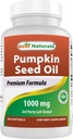 Best Naturals Pumpkin Seed Oil Bladder Control 1000 מ"ג 180 Softgels
