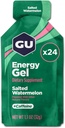 GU 能量 原始运动营养 能量 Gel, 盐西瓜, 26.4 Oz, 24 Count