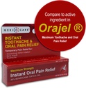 GeriCare Benzokak% 20 En Güçlü Ağrı ve Oral Anında Ağrı Yardımı Gel 0,5 oz. Hızlı - Toothaches için Numbing Ağrı Tedavisi, Gum Irritation, Hassasiyet & Mouth Sores, (Pack of 1)