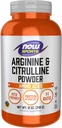 NOW Foods Sports Nutrition, Arginina & Citrulina em pó, 1:1 Ratio, Ácido Amino, 12-onça