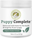 Kimlistic Pet Organics Puppy Complete - Dog Multivitamin Toz - 8 Oz - Ev üçün Daily Dog Vitaminlər və Ekspertlər - Immune Sistemi, Skin, Coat və Genel Sağlamlıq - Kiçik və böyük Breed Puppies