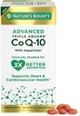 Naturaren Bounty Advanced Triple Absorb Co Q-10, Heart Health, Rapid Release Softgels, 90 Ct