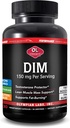 Olimpian Labs DIM 150mg - DIM Diindolylmethane Supplemento capsule Sostenere l'equilibrio dell'ormone, pelle chiara, PCOS, & Aid in regimi di fitness - 30 capsule (30 giorni di alimentazione)