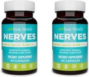 แบรนด์พื้นฐาน Alpha Lipoic Aident 200mg - antoxidant ALA Supplement for first first first fact & Metabois - 60 Capsults - 2-Pack