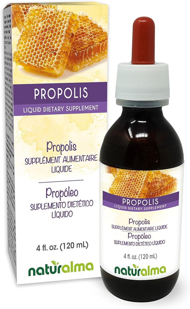 Naturalma Propolis(Propolis) 无酒精小叮当 -- -- 4 fl oz液滴提取 -- -- 饮食补充