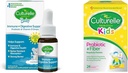 Culturelle Baby Immune & Digestive Support Probiotic + ויטמין D טיפות, 30 יום לספק לילדים פרוביוטיים + ערכות סיבים, 24 Count
