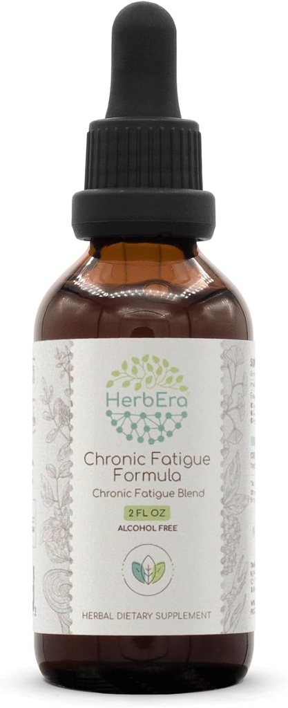 Herbra Chronic Fatigue B60 d'alcohol lliure d'extracció de Tinctures: Sibèrian Giwseng Root, Ashwagandha Root, Licice Root, Ginkgo Biloba Leaf, Reishi Mshuong. Barreja de foge Chronic 2 Frigue