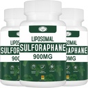 900MG Liposomal Sulforaphane Supplement Parsakaaliuute, maksalisä antioksidantti, digestio, soluterveyden 180 kapselia
