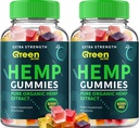 Green Acre Hemp Gummies - ar sēklu ekstrakts Green Acre Hemp Gummies Tinīts Herbal Papildinājums, Veselības un labsajūtas Atbalsts, All Natural Green Acre Gummmy (2 Pack - 120 Gummies)