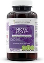 Hemmeligheder i Tribe - Migra Secret, Hovedpine / Migræne Support, Urte Supplement Blend (120 kapsler)