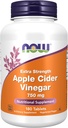 NOW Foods, Apple Cider Vinegar 750 mg, 달콤한 Apple Cider의 발효, 추가 강도, 180 정제