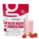 Supergut Prebiotic Shakes | 食事の交換 | Boost GLP-1 | 高たんぱく・繊維 | 砂糖 | ケト食品・食事・スナック(いちご・14食)