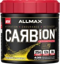 AllMAX Nutrition - CARBION+ ملحق هضبة العمل المزود بالكهرباء، دعم الاندفاع، التعافي، الأداء التمريني، Gluten Free and Vegan، Pineapple Mango، 25 خدمة