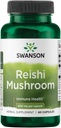Swanson Reishi Mushroom Immune Fungsi Mood Dukungan 600 Miligram 60 Capsules