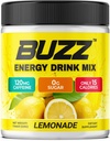Mattina Buzz Energy Drink Powder - Energy Boost - Energia senza zucchero con antiossidanti - Mattina Calcio e Sport Nutrition Endurance Prodotto - 30 Serve, Limonata, 8 once