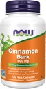 עכשיו תוספים, Cinnamon Bark 600 מ"ג, פרויקט Non-GMO מאומת, Glucose Glubolism*, 120 קפסולות Veg