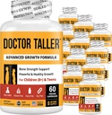 Nu Best Doctor Taller - Growth Formula - תומך בצמיחה ו Immunity - Keto with Calcium, ויטמין D3, ויטמין K2, Amino Acids & Herbs לילדים (8+) - 12 Pack | 12 חודשים אספקה