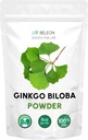 Ginkgo Biloba Powder 8 oz - Pure Natural Supplement, Brain Support, Mental Alerness, Filler Free