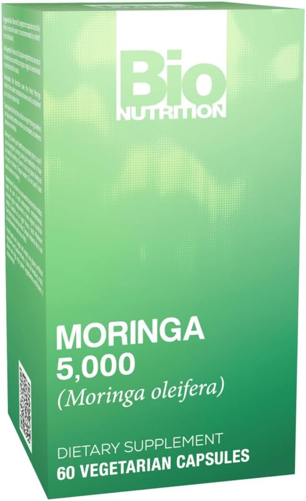 Bio Nutrition Moringa 5000mg 60 Cápsulas vegetarianas