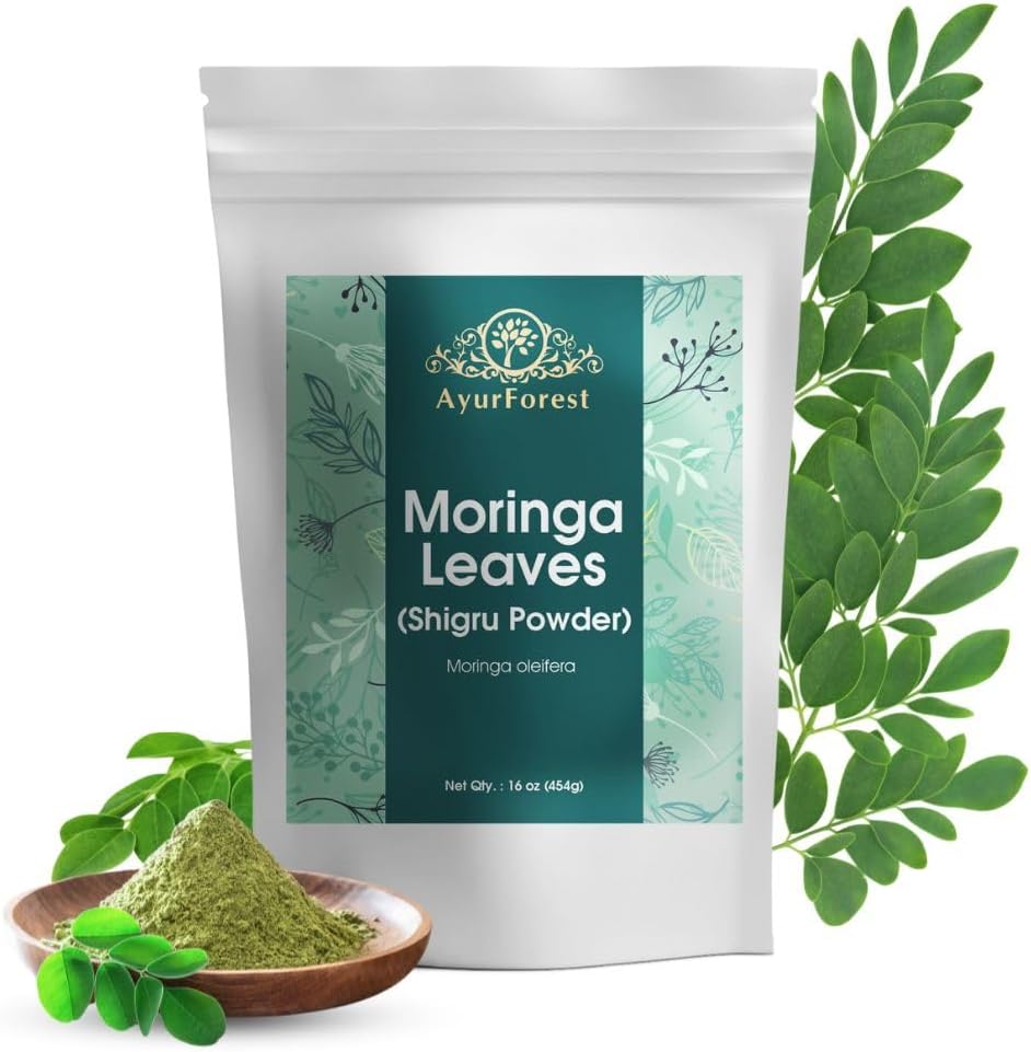 Moringa deixa l'Oleifera Leaf Shigru gran en les begudes i suaus 16 Ounce