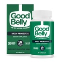 GoodBelly Probiotic Capsules for Digestive Health | Vegan Probiotic Supplement with 10 Billion Live Cultures | Probiotics for Women & Men | 30 Capsules