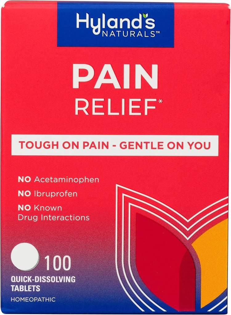 Hyland Natural Pain Relief for Neck Back Shoulder Muscle and Joint Tablets, 100 Count