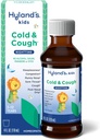 Hyland's Kids Cold and Cough, Nighttime Cough Syrup Medicine for Kids Ages 2 and up, Decongestant, Sore Throat sollievo and Sleeplessness, Rilievo dei comuni sintomi freddi, 4 Fl Oz