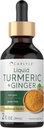 Carlyle Turmeric dan Ginger Drops 2 fl oz 124; Suplemen dengan Black Pepper 124; Vegan, Non-GMO, Gluten Free