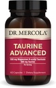 Dr. Mercola Taurine Advanced, 500 mg Taurine Per Xidmət, Dietary Supplement, Support Muscle Function, Non-GMO - 30 Xidmət (60 Kapsül)