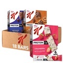 Special K Bar Protein Meal Bars, Meal Replacement, Bulk Protein Snacks, Variety Pack (3 Boxes, 18 Count)