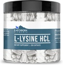 Elemen Terlahir di Bumi L- Lysine HCL 200 Capsules, Murni & Undiluted, No Addonitives