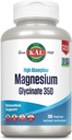 KAL Magnesium Glycinate Kapselit, täysin kelated magnesium Bisglysinaatti, suuri imeytyminen Magnesiumlisä, terveet luut, lihakset, rentoutuminen ja stressi tuki, ei-GMO 160