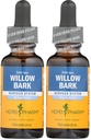 Herb Pharm Willow Bark Liquid Extract for Minor Pain - 1 Ounce (DWILL01) (Pack of 2)
