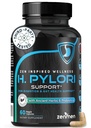Zenmen H. Pylori Support | Lactobacillus Reuteri Probiotic with Mastic Gum for Digestion & GI Health - Third Party Tested, 60 Vegan Capsules, Made in The USA