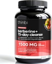Розширений Ketogenic Colon Cleanse з Berberine 1500мг – 15 день Паразитний Detox для чоловіків і жінок – Додаткова формула міцності з Senna Leaf для швидкого знеболювання, Гут Здоров'я & Блювотний зменшення