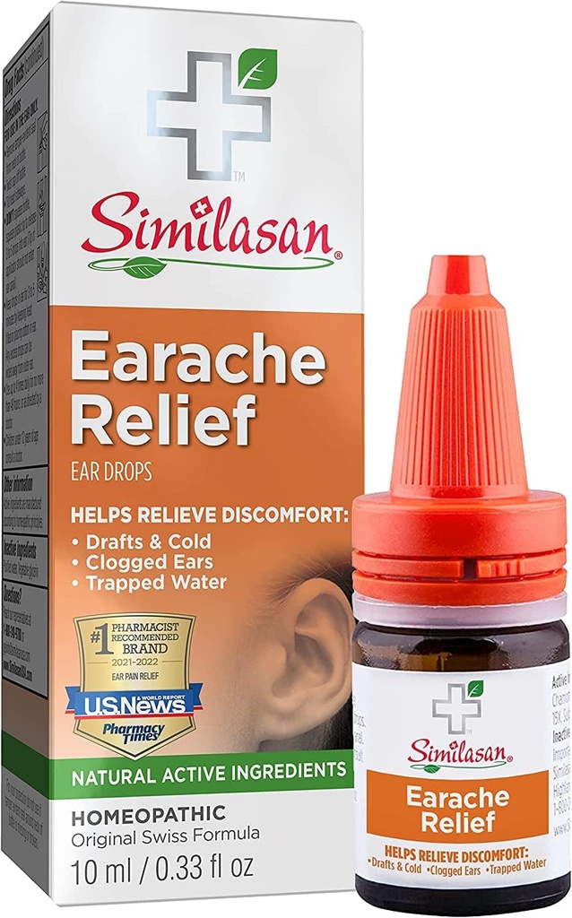 Similasan Earache Relief Ear Drops 10 mL ( 2 paket)