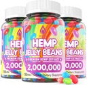 HempTotally (3 pakete) Hemp Jelly Beans 2.000.000 Premium r Stress & AHemp osagarria hantura gutxitzeko, hobeto lo egiteko, indartu Mood - 450 Cts