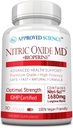 Goedgekeurde Wetenschap Nitric Oxide MD - Spierontwikkeling, Lean Body Mass, Verbeter Zuurstofvoorziening, Boost Energie - 90 Capsules - 1 Fles