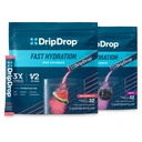 DripDrop Hydration - Electrolyte Powder Packets - Watermelon & Berry - 64 Count