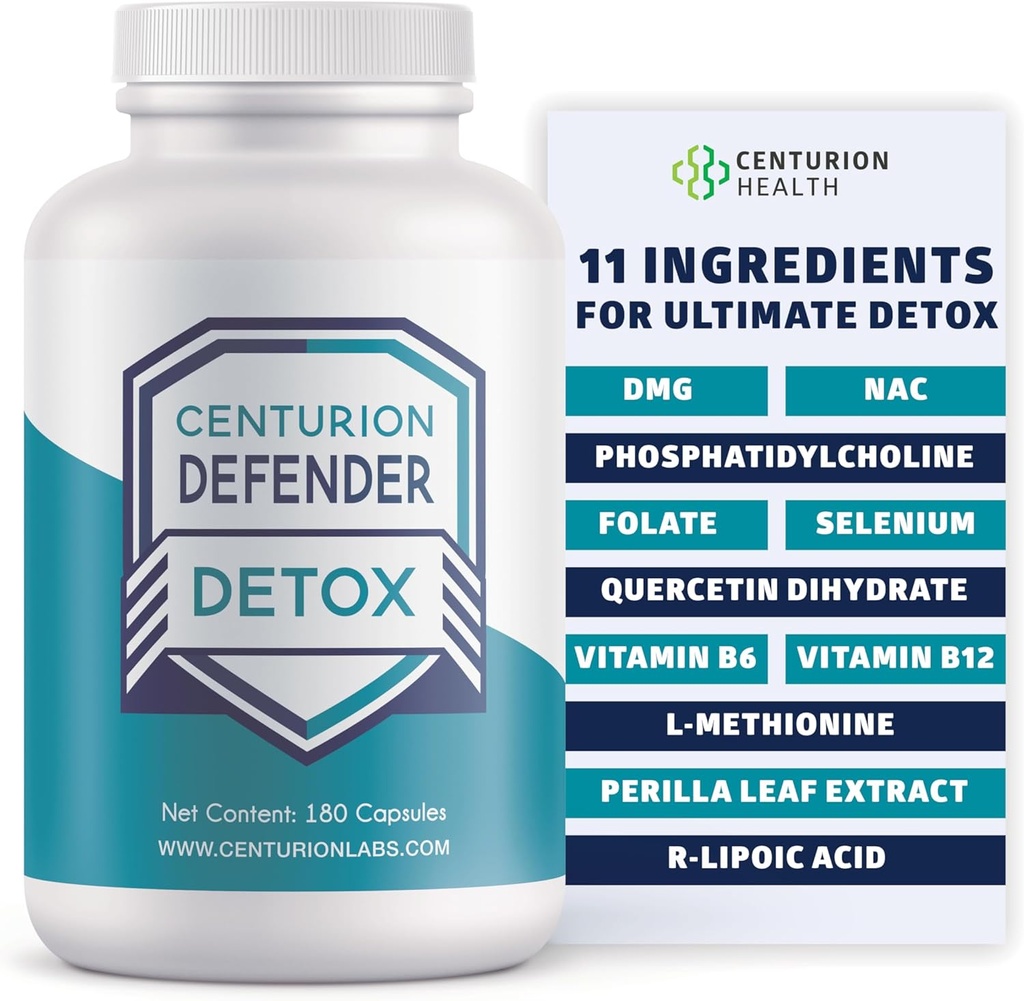 Centurion の擁護者 Detox、Posphatidylcholine、ビタミン B6、 Folate、L メチオニンおよび R lipoic の酸、180 の帽子が付いている肝臓の清潔なデトックス及び修理補足
