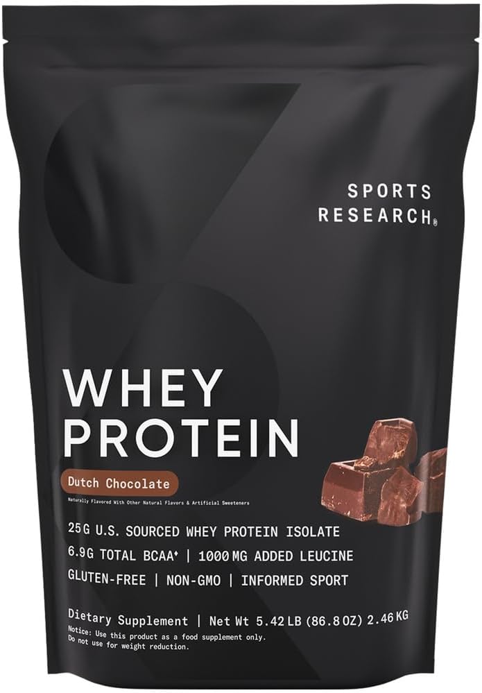 İctimai Araşdırma Whey Protein - İdman Dövlət Dəstəyi və Workout Recovery üçün İctimai İçki Whey Isolate Protein Toz - 5 lb Bag Bulk Protein Toz 25g - Hollandiya Şokoladlı, 60 Xidmət