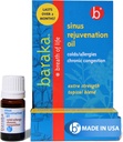Baraka Sinus Rejuvenation Oil - Blend of 6 Organic Essential Oils for Clear Nasal Breathing, Eases Sinus Pressure, & Offers Relaxing Nasal Health Support | Perfekt för daglig användning - 4ml (1-Pack)