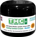 300mg Creme de cânhamo total - Juntas & Muscle Relaxer Cream com Arnica, MSM, Extrato de óleo de cânhamo, & 7 Óleos Essenciais - Não gorduroso e rápida absorção para costas, pescoço, cotovelos, joelhos, e quadril, 2 onças