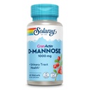 SOLARAY D-Mannose with CranActin Cranberry Supplement 400mg, Urinary Tract Health & Bladder Support Capsules with Vitamin C for Immune Function, Vegan, 60 Day Guarantee, 30 Servings, 60 VegCaps