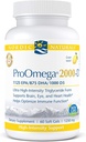 Nordic Naturals ProOmega 2000-D - Fish Oil, 1125 mg EPA, 875 mg DHA, 1000 IU D-vitamiinia, kardiovaskulaarisia, neurologisia, silmä- ja immuuniterveyttä, sitruunan makua, 60 pehmeää geeliä