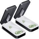 ONE PIX Pill Cutter 2 Pack, Pill Splitter con lama in acciaio inossidabile, Pill Cutter Splitter per piccole e piccole pillole con V-Shaped Design, Pill Cutters per piccole o grandi pillole Professional (nero 01)